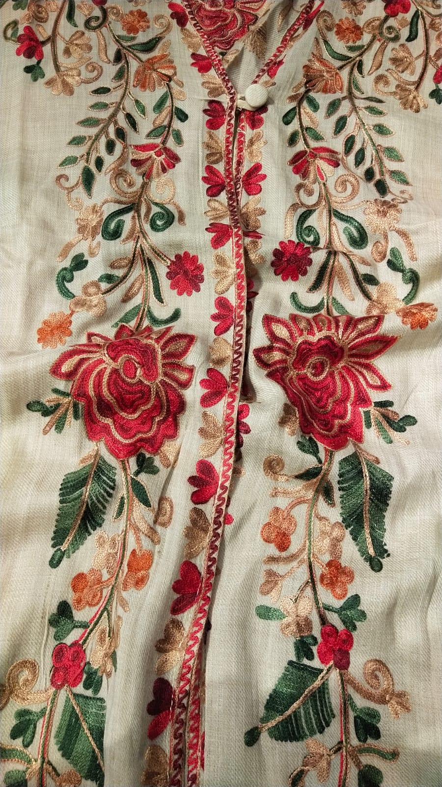 Embroidered Pashmina Kaftan