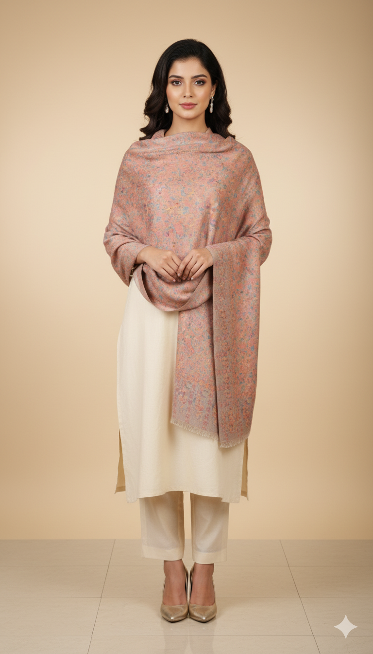 Kani Weaves Pashmina Shawl – Handcrafted Elegance
