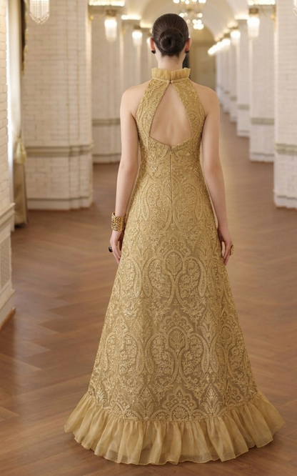 Cream Embroidered