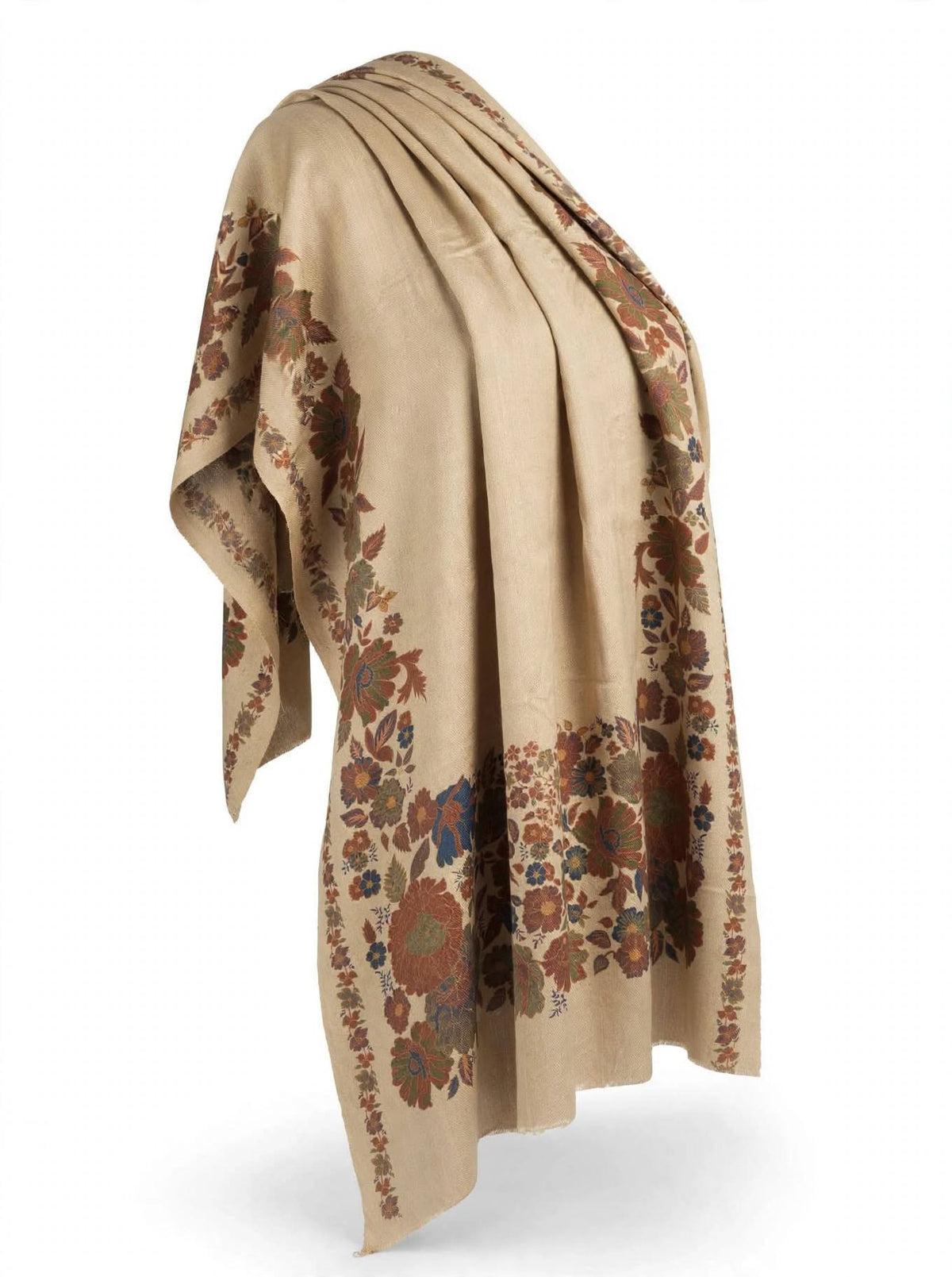 Elegant Floral Printed Pashmina Shawl