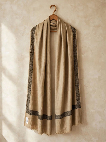 Sozni Embroidered Border Pashmina