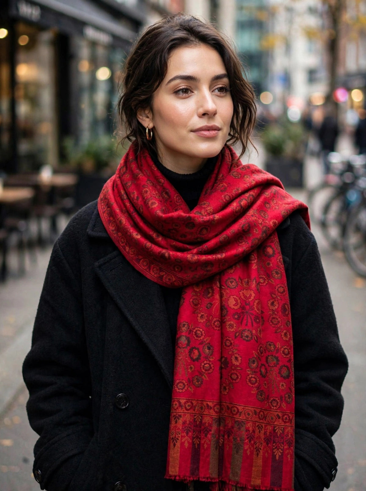 Kani weave shawl