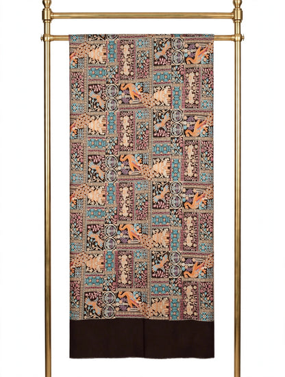 Mastani - Dark Chocolate Brown Heavily Embroidered