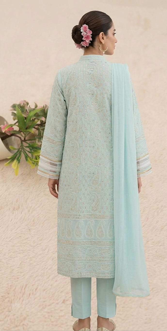 Pure Indian Chikankari