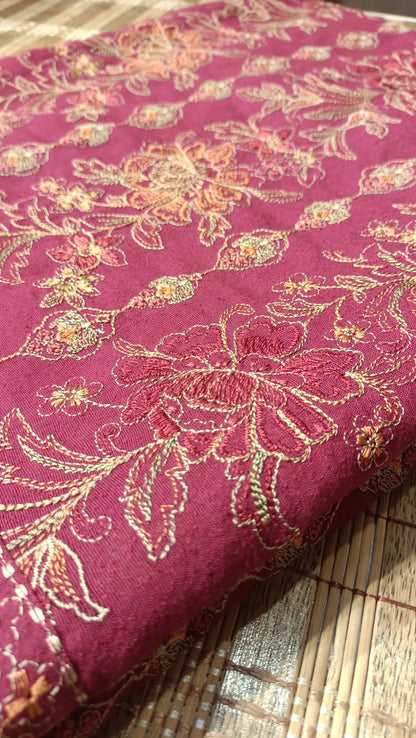Karandi embroidered shawl