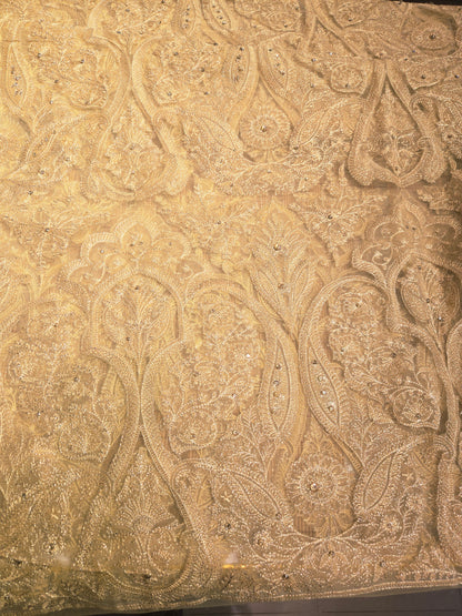 Cream Embroidered