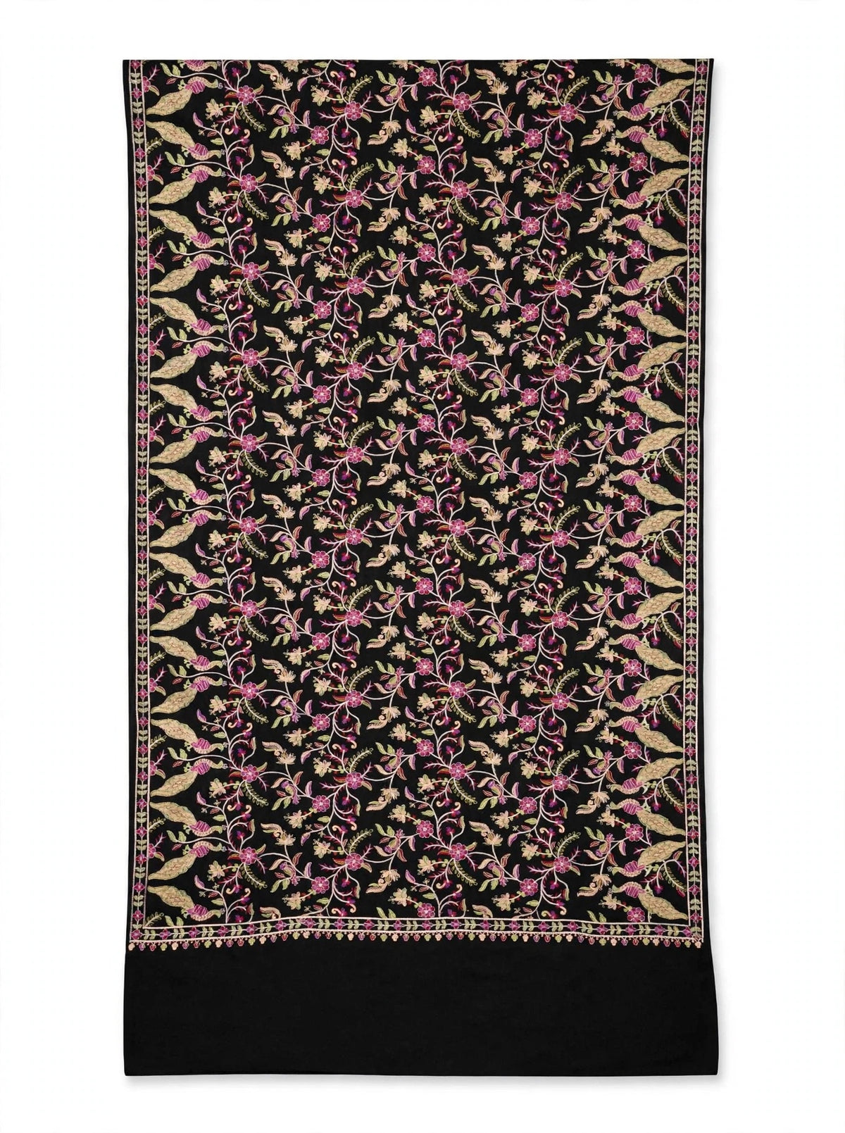 Pashmina Shawl with Papier Mâché Embroidery