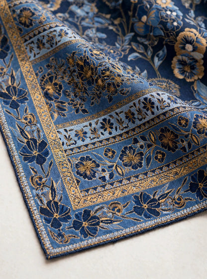 Noor-e-Kashmir - Handwoven Pure Pashmina Kani Shawl | Authentic Kashmiri Jamawar
