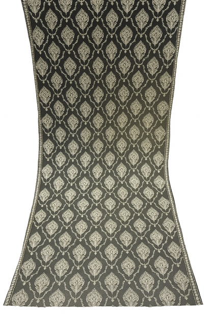 Black Karandi Embroidered Shawl