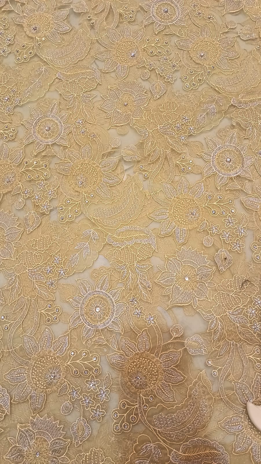 Sun-Kissed Floral Laser-Cut Appliqué