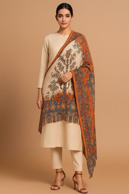 Luxury Printed Pashmina Shawl