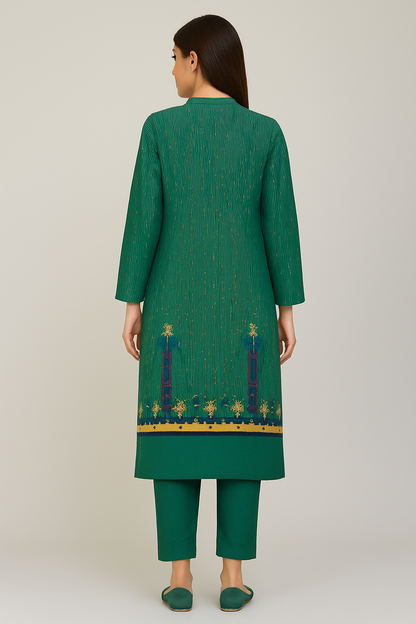 Ornamental border Karandi Shirt