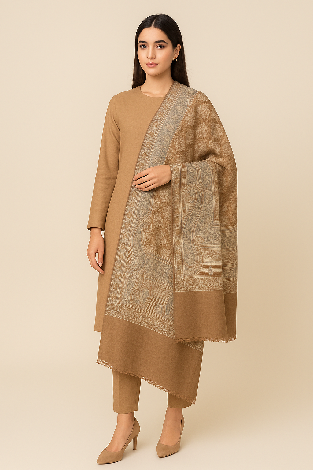 Luxury Pashmina Shawl  Timeless Elegance