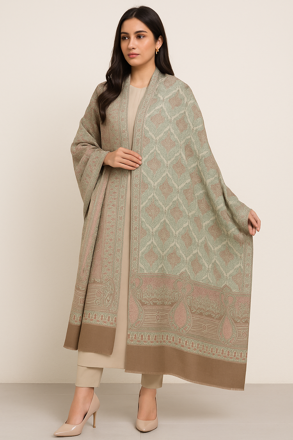 Luxury Pashmina Shawl  Timeless Elegance