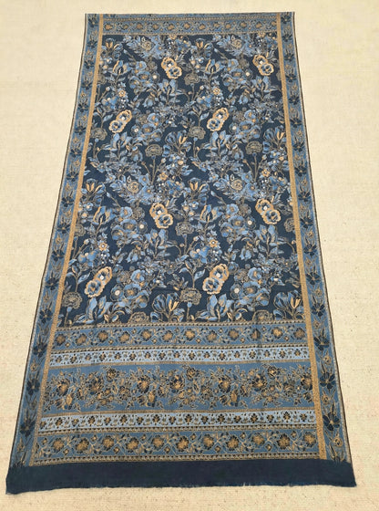 Noor-e-Kashmir - Handwoven Pure Pashmina Kani Shawl | Authentic Kashmiri Jamawar