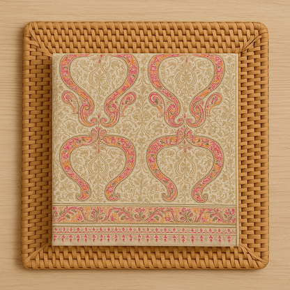 Luxurious embroidered pashmina shawl