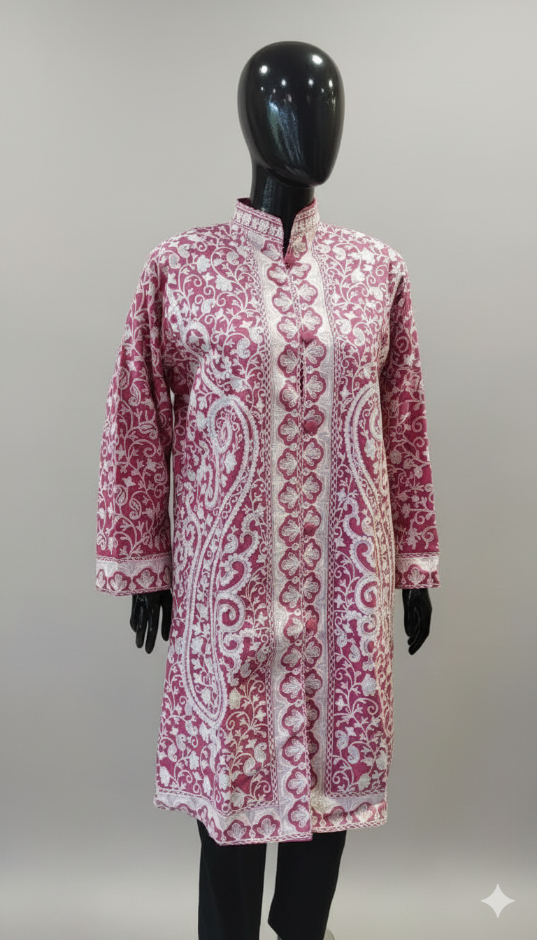 Embroidered  Silk Jacket