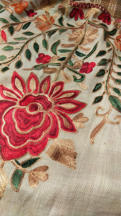 Embroidered Pashmina Kaftan