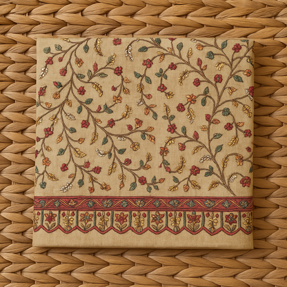 Elegant Pashmina Embroidered Shawl Timeless Floral Design