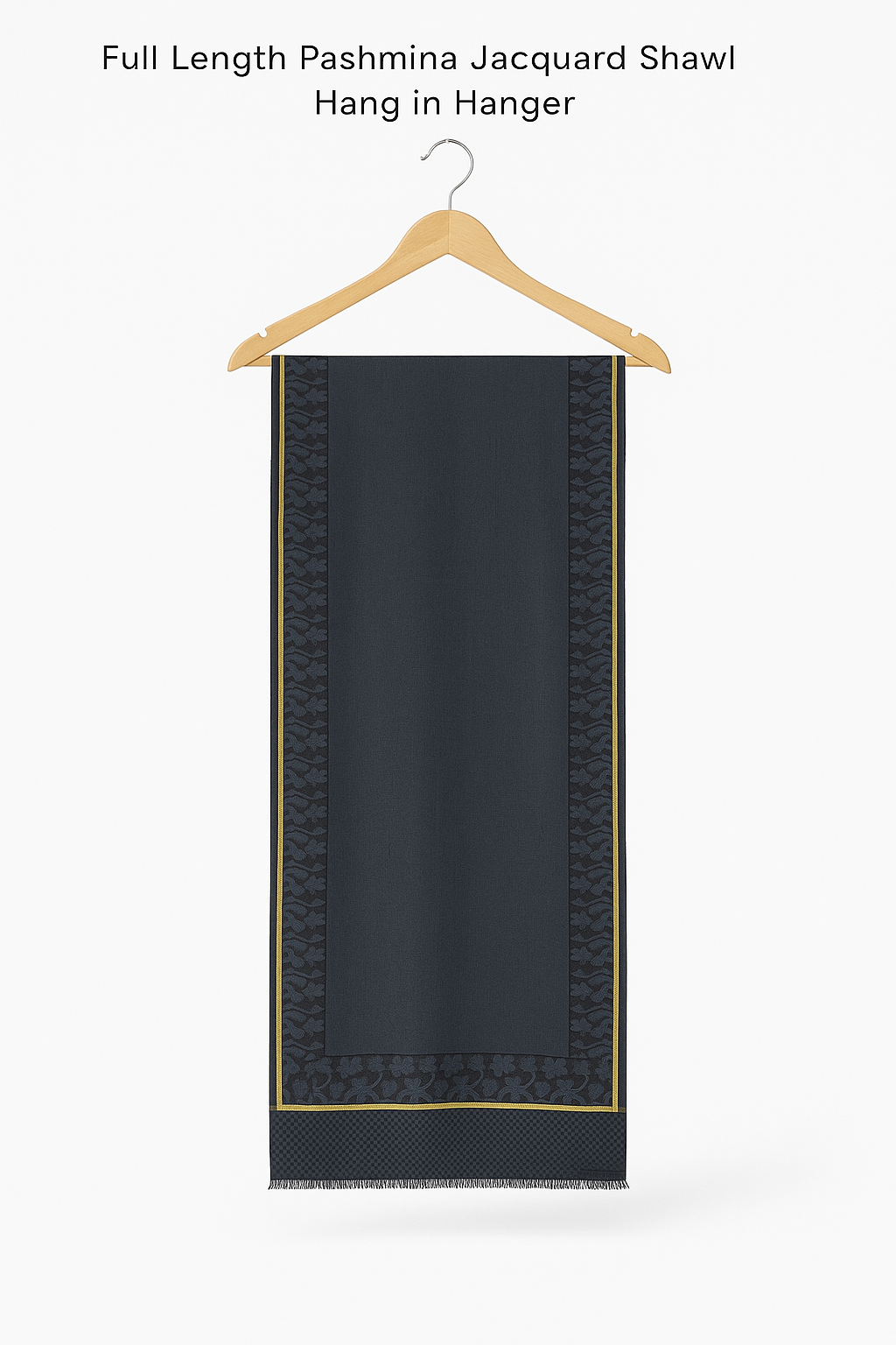 Luxury Pashmina Jacquard Shawl