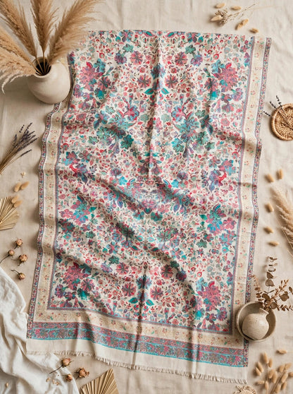 Kani weave shawl