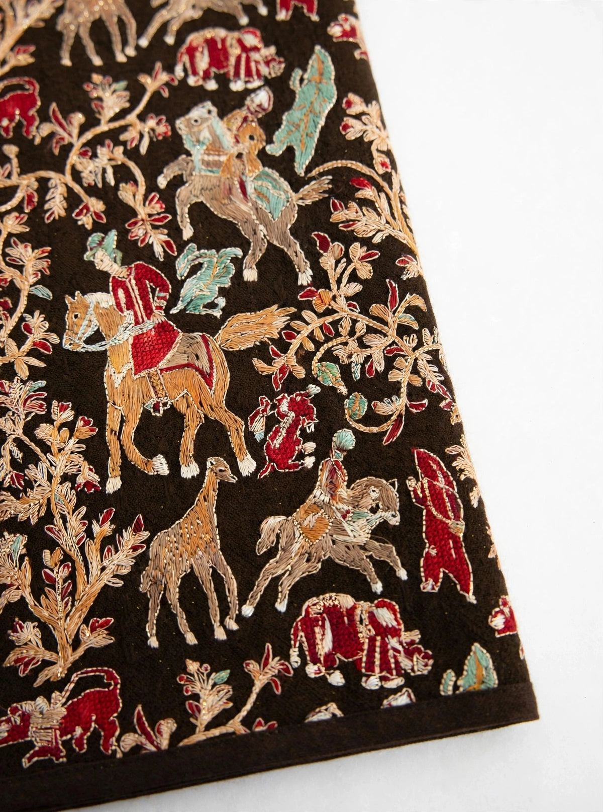 The Royal Shikargah - Heirloom Pashmina Nalki Shawl