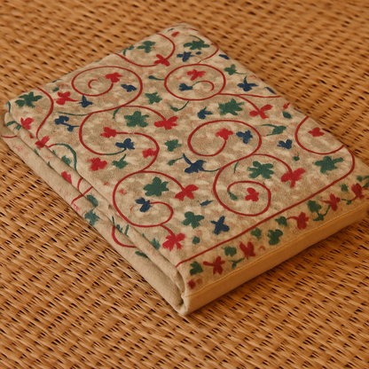 Multicolor Aari Embroidered Pashmina Shawl